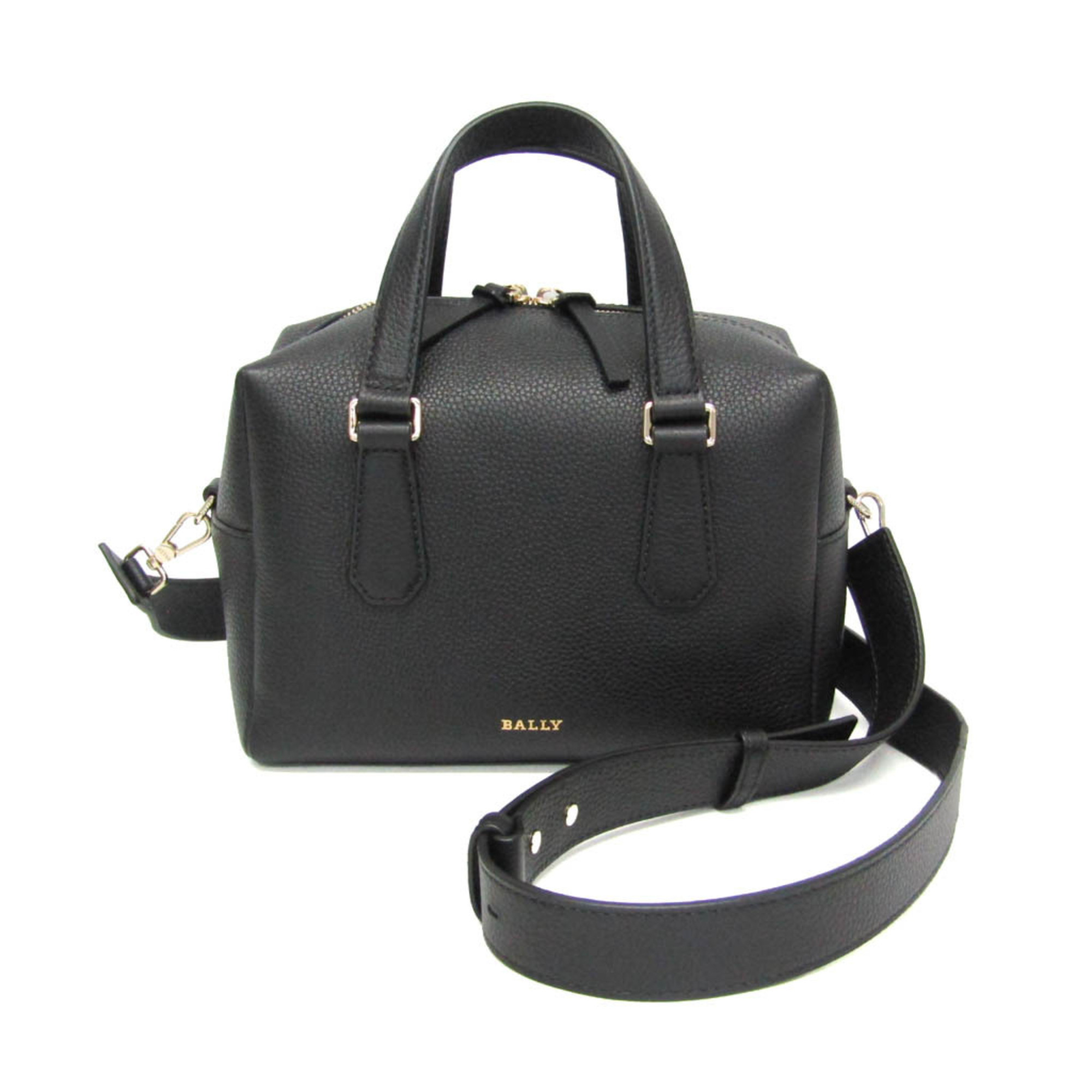 Bally Kairi Women's Leather Handbag,Shoulder Bag Black